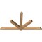 Ekena Millwork Kennewick Timber Gable Bracket, Western Red Cedar, 108"W x 58"H x 5 1/2"D x 5 1/2"F, 13/12 Pitch GBW108X58X0606KEN00SWR - alternate 3